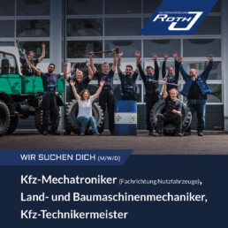 ROTH Nutzfahrzeuge - Neuer Job in jungem, soliden Unternehmen gesucht? - 220629 Land Baumaschinenmechaniker Albstadt Job 1 uai